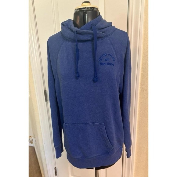 Pink Coconut Boutique Tops - Victoria's Secret Pink good vibes pullover hoodie, size XS